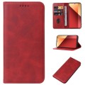 For Xiaomi Poco M6 Pro 4G Magnetic Closure Leather Phone Case(Red)