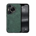 For Huawei Pura 70 Pro / Pura 70 Pro+ Skin Feel Magnetic Leather Back Phone Case(Green)