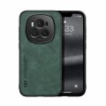 For Honor Magic6 Pro Skin Feel Magnetic Leather Back Phone Case(Green)