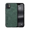 For Samsung Galaxy A05 Skin Feel Magnetic Leather Back Phone Case(Green)