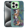 For iPhone 15 Pro Max Animal Pattern PC Phone Case(Tiger)
