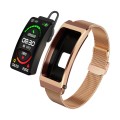 K13S 1.14 inch TFT Screen Milanese Metal Strap Smart Call Bracelet Supports Sleep Management / Blood