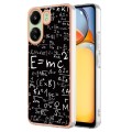 For Xiaomi Redmi 13C 4G Electroplating Marble Dual-side IMD Phone Case(Equation)