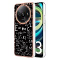 For Xiaomi Redmi A3 Electroplating Marble Dual-side IMD Phone Case(Equation)