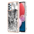 For Samsung Galaxy A32 5G / M32 5G Electroplating Marble Dual-side IMD Phone Case(Totem Elephant)