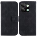 For Infinix Smart 7 HD Double 8-shaped Embossed Leather Phone Case(Black)