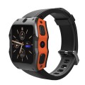 Model X 1.99 inch IP68 Waterproof Android 9.0 4G Dual Cameras Matte Smart Watch, Specification:2GB+1