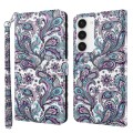 For Samsung Galaxy S24 5G 3D Painting Pattern Flip Leather Phone Case(Swirl Pattern)