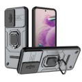 For Xiaomi Redmi Note 12S 4G Global Sliding Camshield TPU + PC Shockproof Phone Case with Holder(Gre