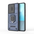 For Xiaomi Redmi Note 13 Pro 5G Sliding Camshield TPU + PC Shockproof Phone Case with Holder(Blue)