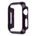 For Apple Watch Ultra 2 / Ultra 49mm Printed Resin PC Watch Case(Black Pink)