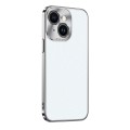 For iPhone 15 Plus Starshine Frosted Series Airbag Shockproof Phone Case(White)