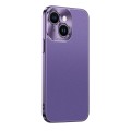 For iPhone 15 Starshine Frosted Series Airbag Shockproof Phone Case(Purple)