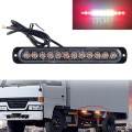 DC12V-24V / 36W Car Truck Emergency Strobe Flash Warning Light 12LEDs Long Ultra-thin Side Lights(Re