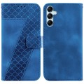 For Samsung Galaxy M14/SM-M146 7-shaped Embossed Leather Phone Case(Blue)