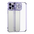 For iPhone 15 Pro Max Electroplating TPU Phone Case(Purple)