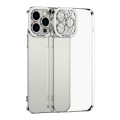 For iPhone 15 Pro Max Electroplating TPU Phone Case(Silver)