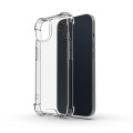 For iPhone 15 Four-corner Airbag Anti-fall Phone Case(Transparent)