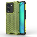 For vivo Y36 4G Global  Honeycomb Phone Case(Green)