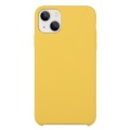 Solid Silicone Phone Case For iPhone 15 Plus(Yellow)