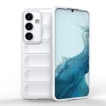 For Samsung Galaxy S24 5G Magic Shield TPU + Flannel Phone Case(White)