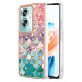 For OPPO A79 5G Global Electroplating IMD TPU Phone Case(Colorful Scales)