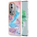 For OPPO Reno11 Pro 5G Global Electroplating IMD TPU Phone Case(Blue Marble)