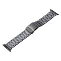 For Apple Watch Ultra 2 49mm Safety Buckle Titanium Steel Watch Band(Grey)