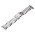 For Apple Watch Ultra 2 49mm Safety Buckle Titanium Steel Watch Band(Silver)