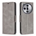 For OPPO Find X7 Lambskin Texture Leather Phone Case(Grey)