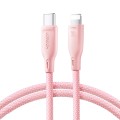 JOYROOM SA34-CL3 30W USB-C/Type-C to 8 Pin Fast Charge Data Cable, Length: 1m(Pink)
