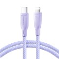 JOYROOM SA34-CL3 30W USB-C/Type-C to 8 Pin Fast Charge Data Cable, Length: 1m(Purple)