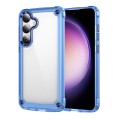 For Samsung Galaxy S24 5G Skin Feel TPU + PC Phone Case(Transparent Blue)