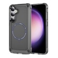For Samsung Galaxy S24+ 5G Skin Feel TPU + PC MagSafe Magnetic Phone Case(Transparent Black)
