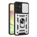 For Samsung Galaxy M54 5G Sliding Camera Cover Design TPU+PC Phone Case(Silver)