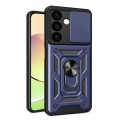 For Samsung Galaxy S24 5G Sliding Camera Cover Design TPU+PC Phone Case(Blue)
