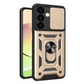 For Samsung Galaxy S24+ 5G Sliding Camera Cover Design TPU+PC Phone Case(Gold)