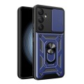 For Samsung Galaxy A35 5G Sliding Camera Cover Design TPU+PC Phone Case(Blue)