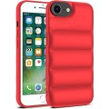 For iPhone 7 / 8 / SE 2022 Eiderdown Airbag Shockproof Phone Case(Red)