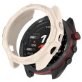 For Garmin Approach S70 42mm Armor Hollow Watch Protective Case(Starlight Color)