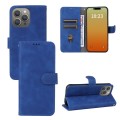 For iPhone 15 Pro Skin Feel Magnetic Flip Leather Phone Case(Blue)