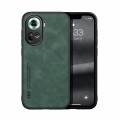 For OPPO Reno11 5G Global Skin Feel Magnetic Leather Back Phone Case(Green)