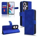 For OPPO Reno11 F Skin Feel Magnetic Flip Leather Phone Case(Blue)