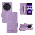 For OPPO Find X7 Magnetic Clasp Leather Phone Case(Purple)