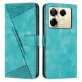 For Infinix Note 40 Pro 4G / 5G Dream Triangle Leather Phone Case with Lanyard(Green)