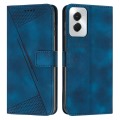 For Motorola Moto G Power 5G 2024 Dream Triangle Leather Phone Case with Lanyard(Blue)