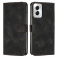 For Motorola Moto G Power 5G 2024 Dream Triangle Leather Phone Case with Lanyard(Black)