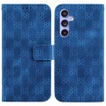 For Samsung Galaxy S23 FE 5G Double 8-shaped Embossed Leather Phone Case(Blue)