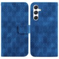 For Samsung Galaxy S24 5G Double 8-shaped Embossed Leather Phone Case(Blue)
