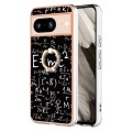 For Google Pixel 8 Electroplating Dual-side IMD Phone Case with Ring Holder(Equation)